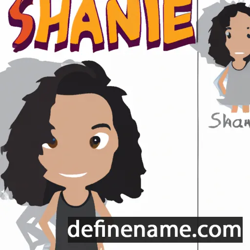 cartoon of the name Shaiane