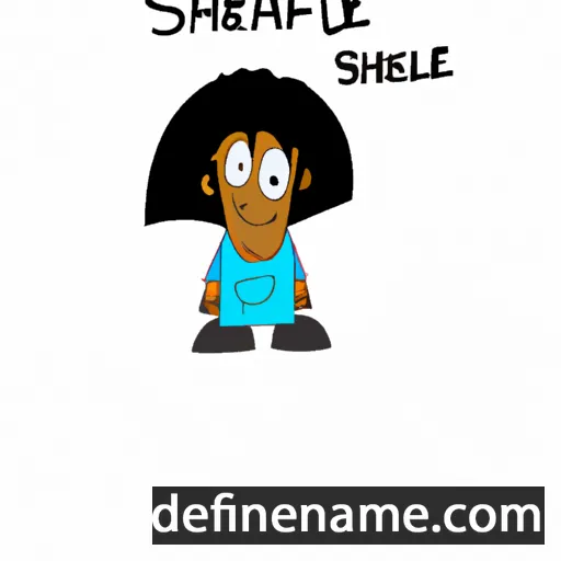 cartoon of the name Shaiel