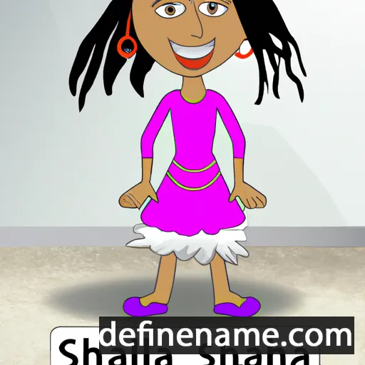 cartoon of the name Shaila