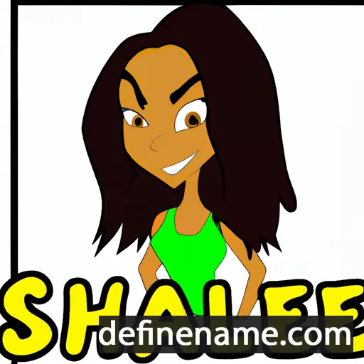 cartoon of the name Shailee