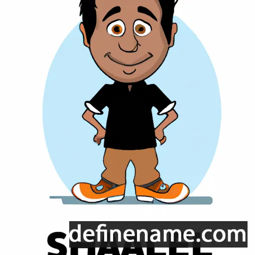 cartoon of the name Shailesh