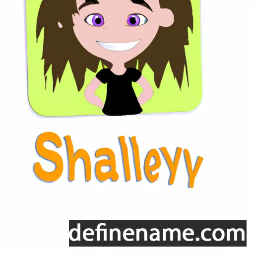 cartoon of the name Shailey