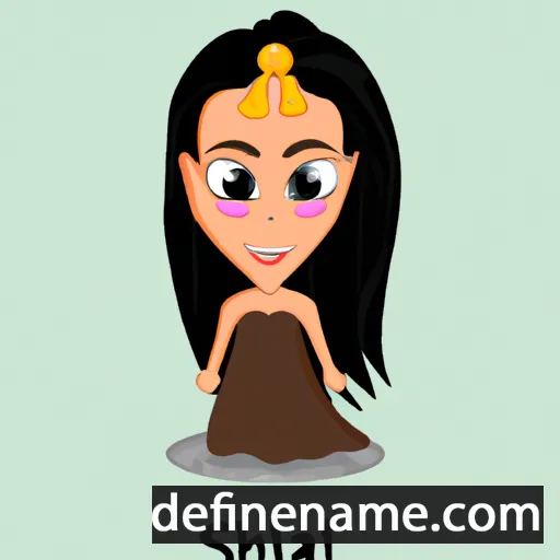 cartoon of the name Shaili