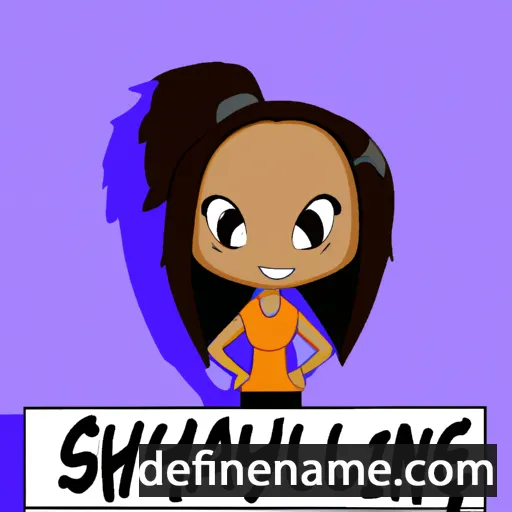 cartoon of the name Shailynn