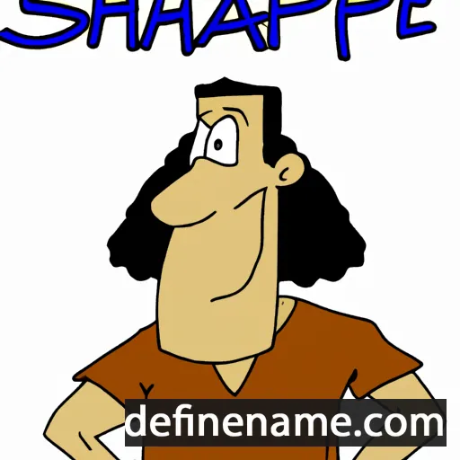 cartoon of the name Shaip