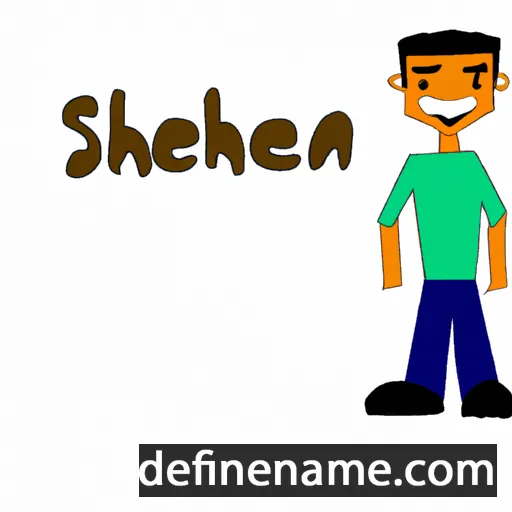 cartoon of the name Shakeem