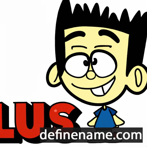 cartoon of the name Luis