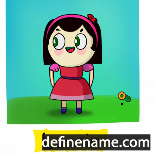 cartoon of the name Luisina