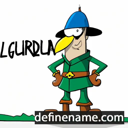 cartoon of the name Luitgard