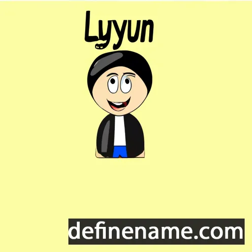 cartoon of the name Lujayn