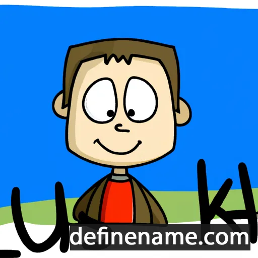 cartoon of the name Lukas