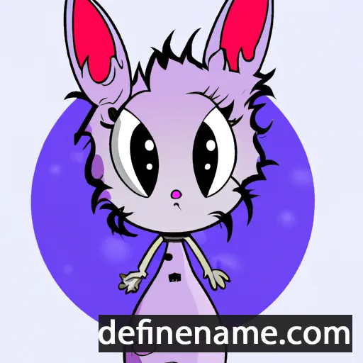 cartoon of the name Luna