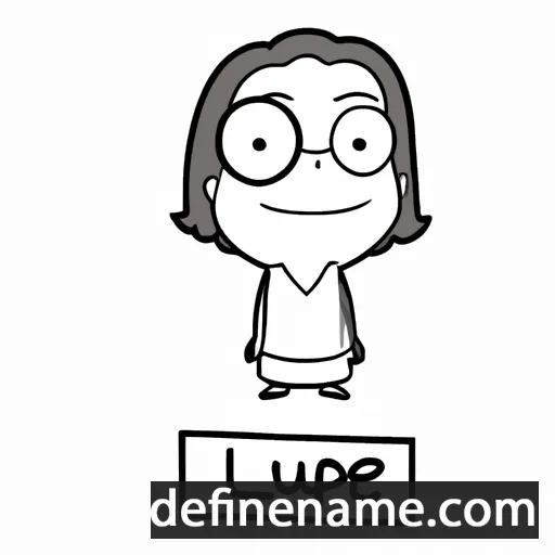 cartoon of the name Lupe