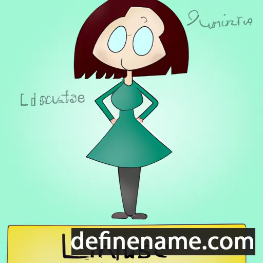 cartoon of the name Lusine