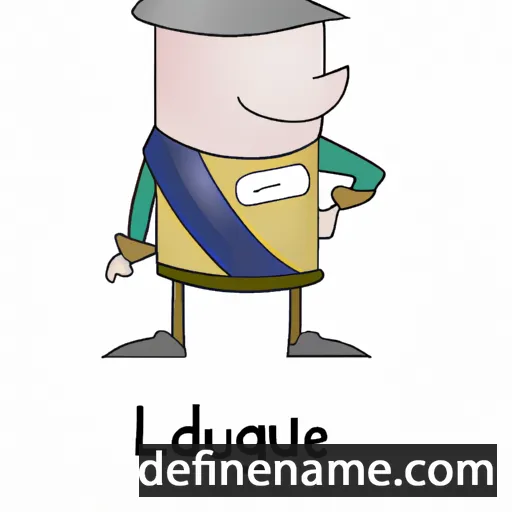 cartoon of the name Lutgarde