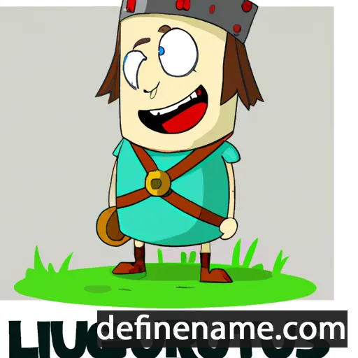 cartoon of the name Lutgardis