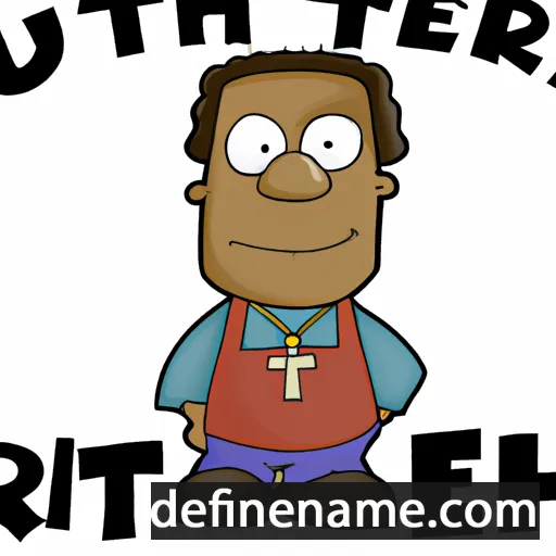 cartoon of the name Luther