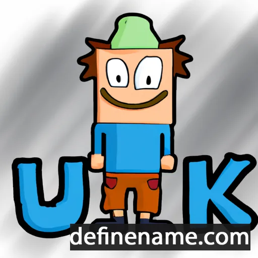 cartoon of the name Luuk