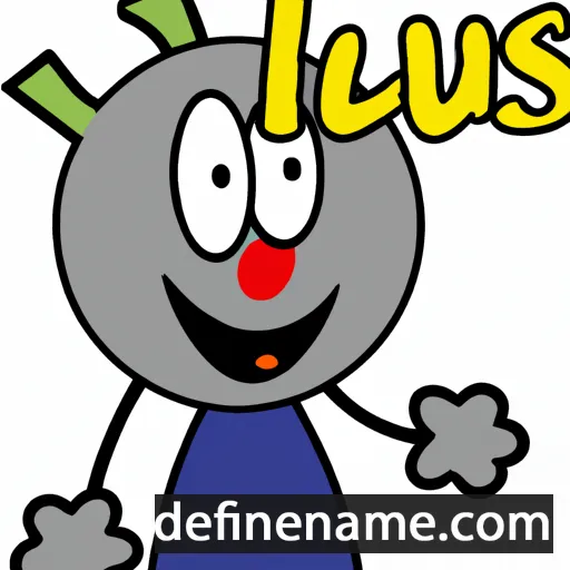 cartoon of the name Luus