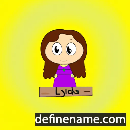 Lydia cartoon