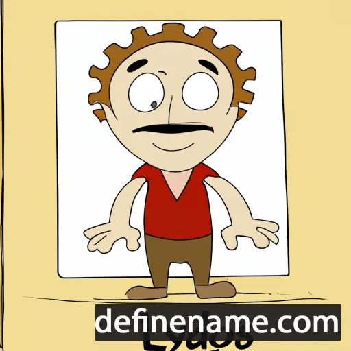 cartoon of the name Lydos