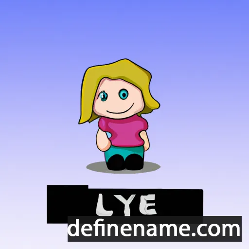 cartoon of the name Lykke