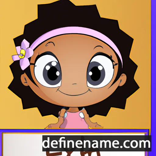 cartoon of the name Lylah