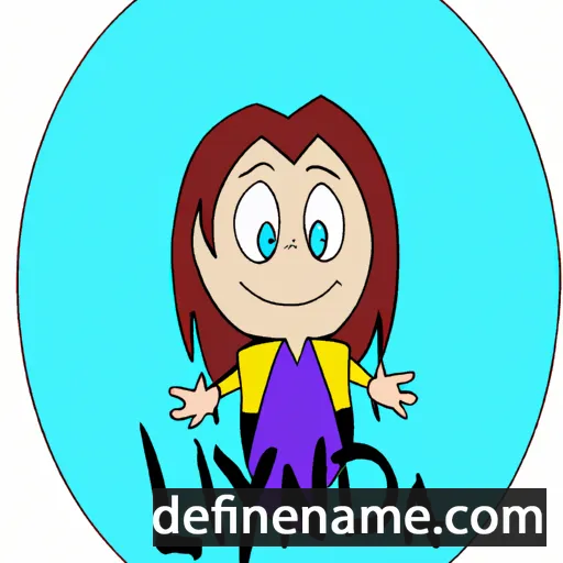 cartoon of the name Lyndi