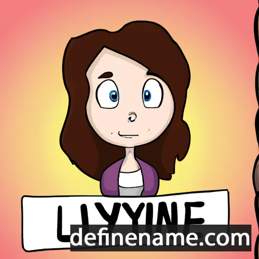 cartoon of the name Lynne