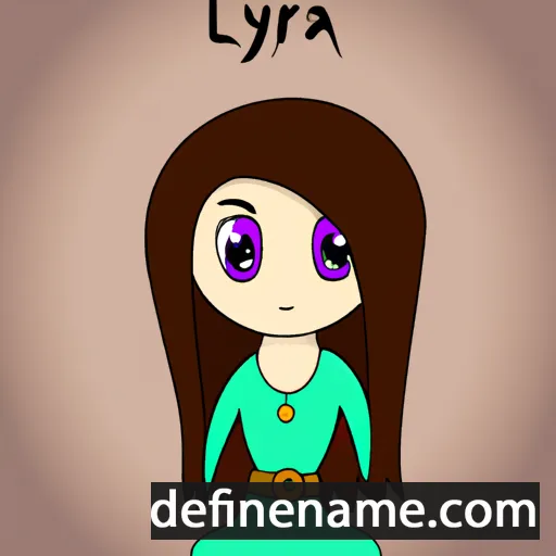 cartoon of the name Lyra