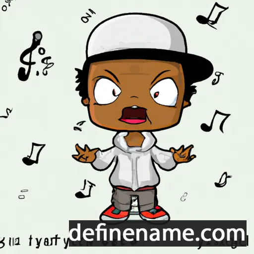 Lyric cartoon