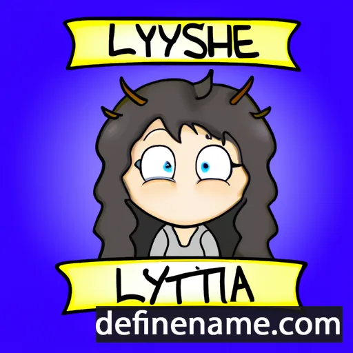 cartoon of the name Lysithea