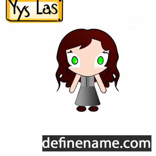 cartoon of the name Lyssa