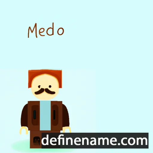 cartoon of the name Máel Máedóc