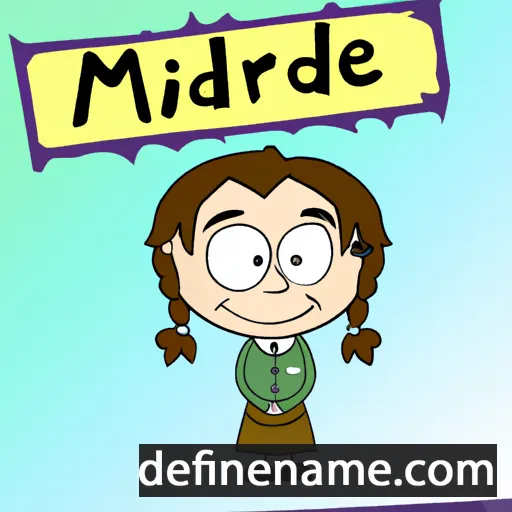 Máiréad cartoon