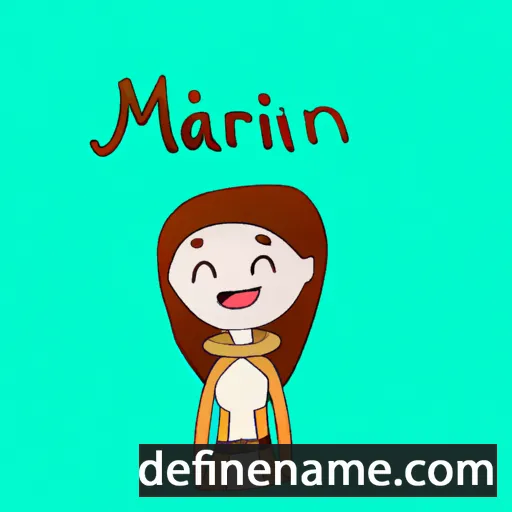 cartoon of the name Máirín