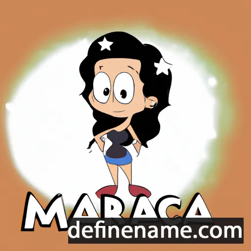 cartoon of the name Márcia