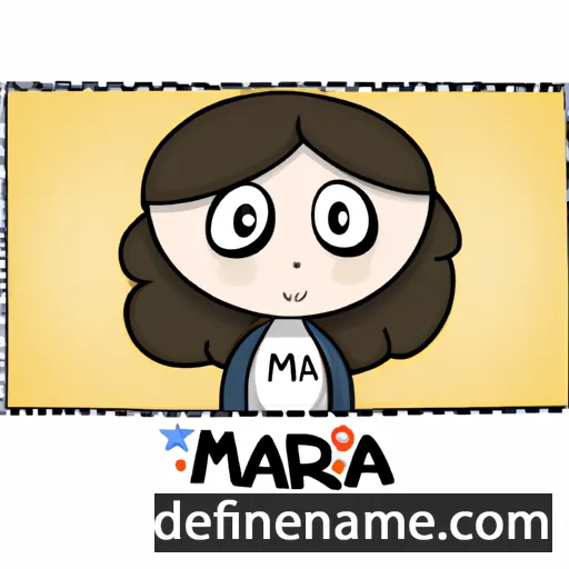 Mária cartoon