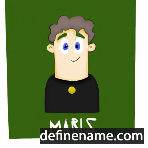 cartoon of the name Māris