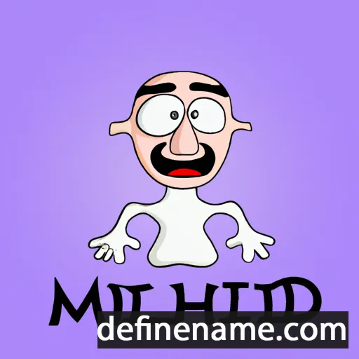 cartoon of the name Məhəmmədəli