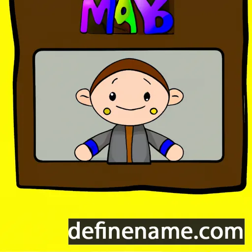 cartoon of the name Mabyn