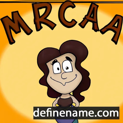 cartoon of the name Macarena