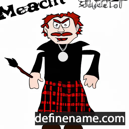 cartoon of the name Macbeth