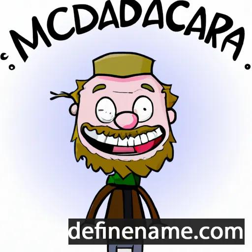 cartoon of the name Macdara