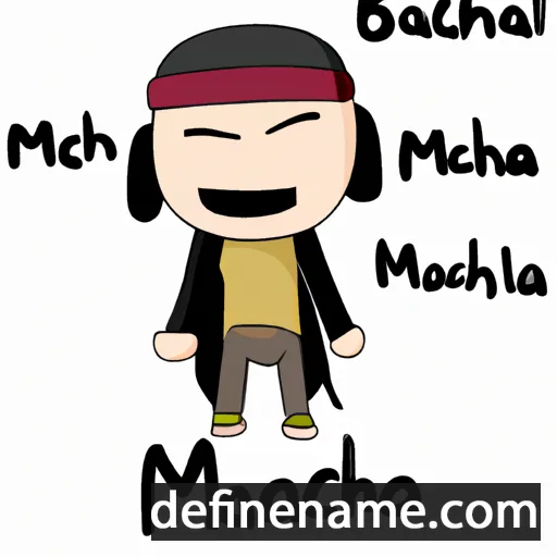 cartoon of the name Machlah