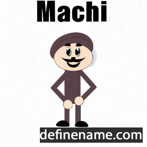 cartoon of the name Machli