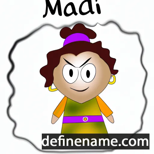 cartoon of the name Madai