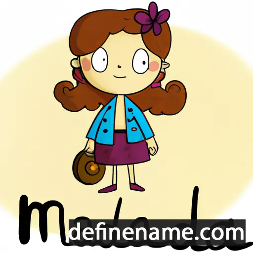 cartoon of the name Madalena