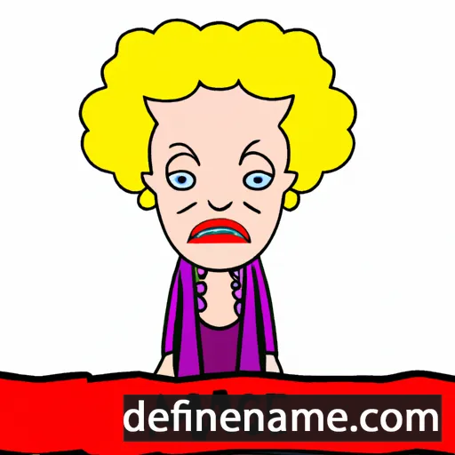 cartoon of the name Madge