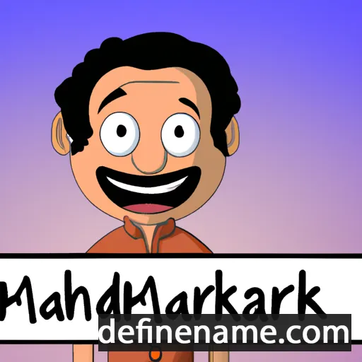 cartoon of the name Madhukar